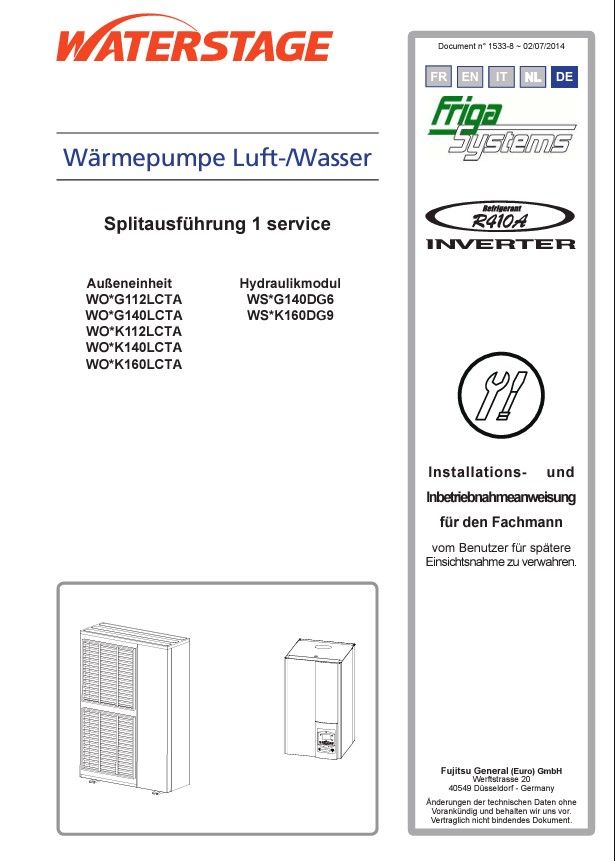 Installations- und Inbetriebnahmeanweisung